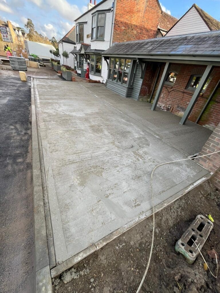 Concrete Pad Harvester Bushy